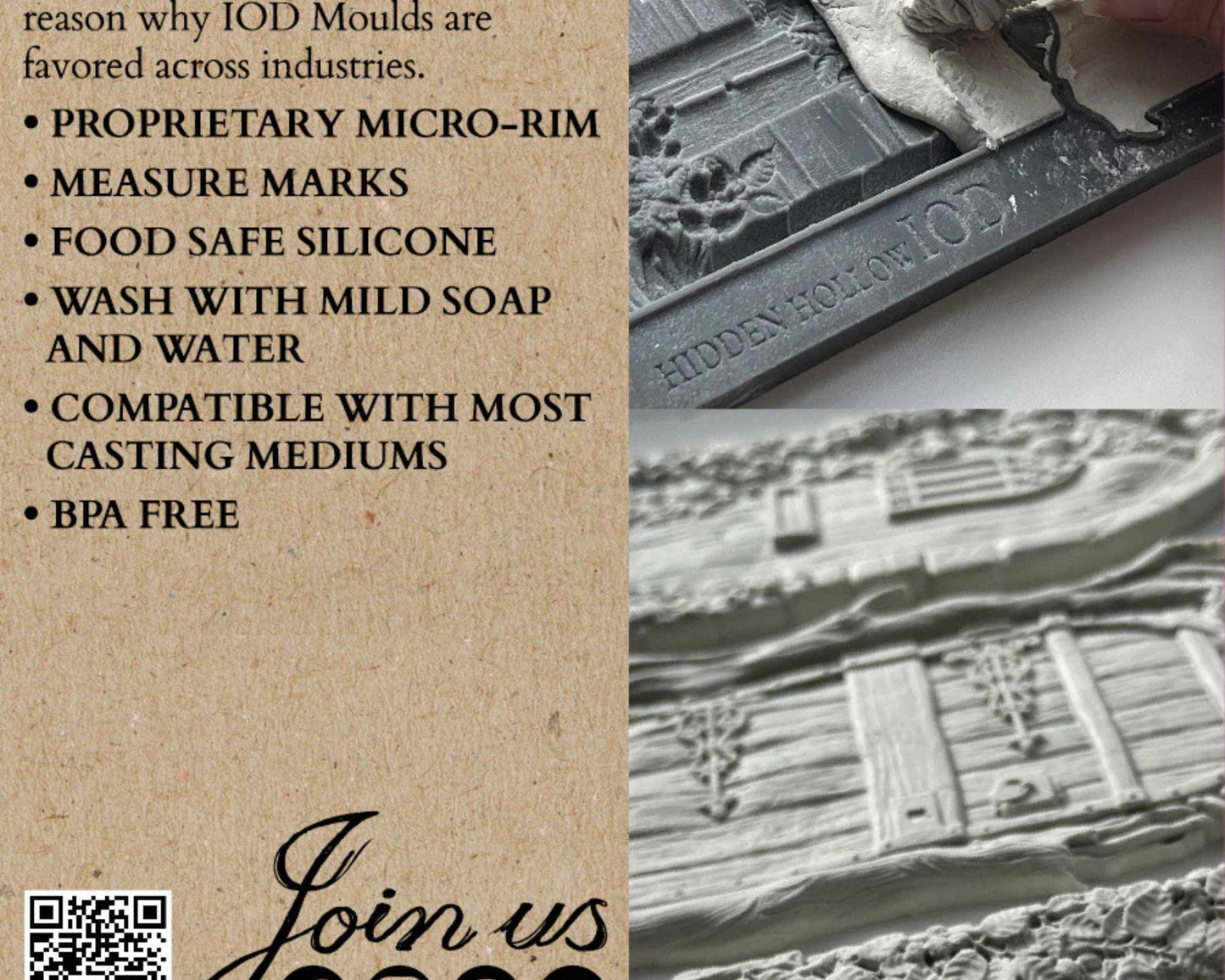 IOD Hidden Hollow Mould By Iron Orchid Designs