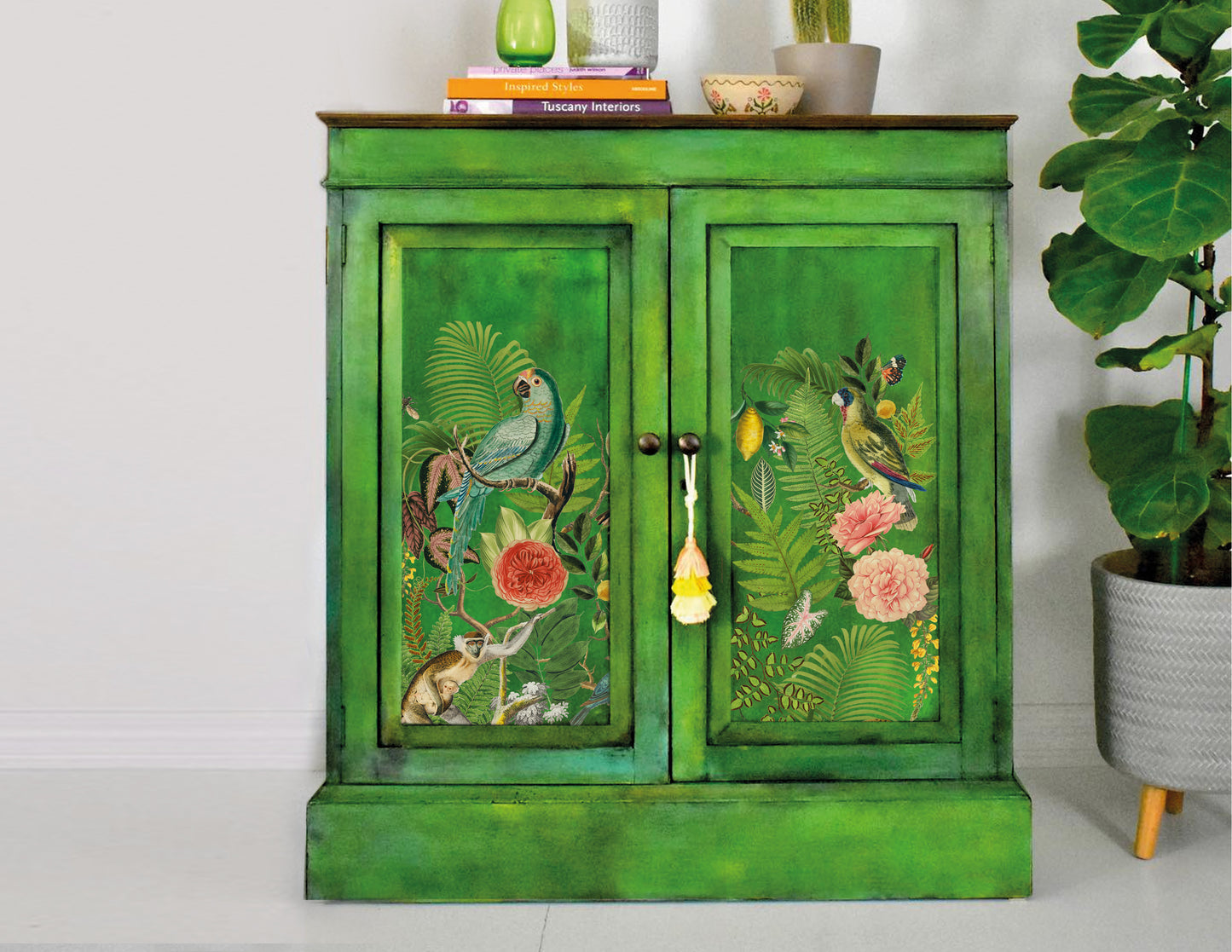 Bungalow IOD Transfer 12x16