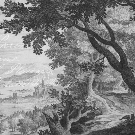 Decoupage Paper Roycycled • Etched Countryside • Industrial • vintage • Home Decor • scrapbooking • Junk Journal • DIY • tissue paper •