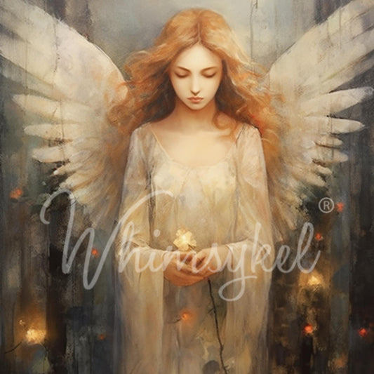 Angelic Contemplation Whimsykel Designs